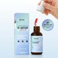 RevitalGlow Methyl-B12 Sublingual Drops | Mental Clarity & Stress Support
