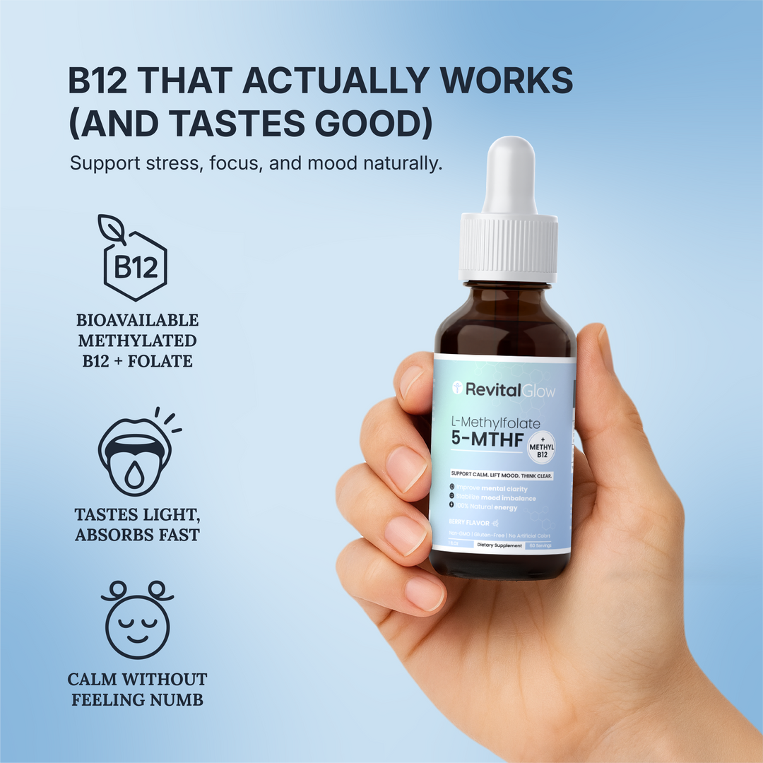 RevitalGlow Methyl B12 - Anxiety Relief Drops