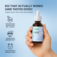 RevitalGlow Methyl-B12 Sublingual Drops | Mental Clarity & Stress Support