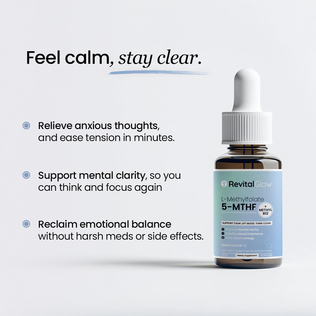 RevitalGlow Methyl B12 + L-Methylfolate Drops