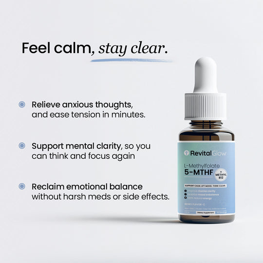 RevitalGlow Methyl B12 + L-Methylfolate Drops