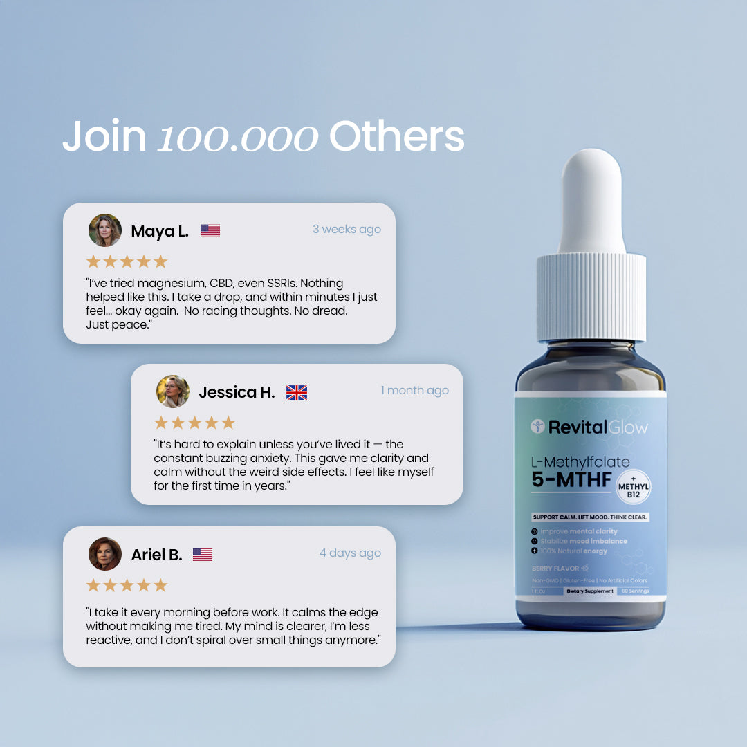 RevitalGlow Methyl B12 + L-Methylfolate Drops